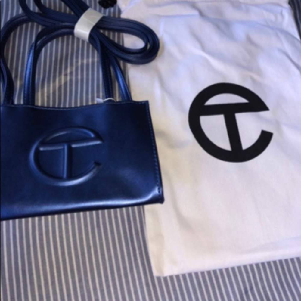Small size Cobalt shopping bag